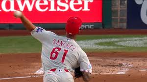 Cristopher Sánchez struggles in latest game