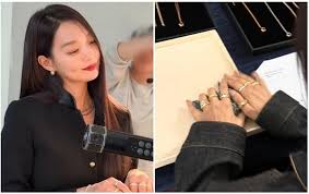 Shin Min-a Shares Ring Photo on Social Media a Day Before Announcing Marriage to Kim Woo-bin