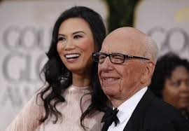 Bernie Ecclestone, Michael Douglas, Rupert Murdoch, Paul McCartney: Rich, Powerful Men Who Marry Younger Women ... - rupert-murdoch-deng-wendi