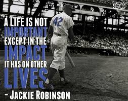 Jackie Robinson quote | Jackie Robinson | Pinterest | Jackie ... via Relatably.com