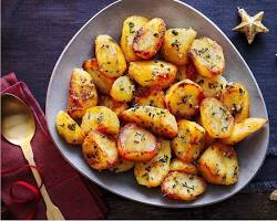 Image of Roast potatoes for Christmas dinner
