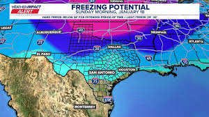 Freezing temperatures expected for Texas this weekend. Here's the latest.