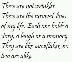 These Are Not Wrinkles... | senior citizen humor | Pinterest ... via Relatably.com