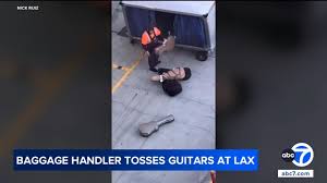LAX Baggage Handler Caught Carelessly Tossing Guitars on Tarmac: Internet Outraged