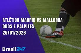 Atlético Madrid x Mallorca - Super Odds e Palpites do Futebol - 25/01/2026
