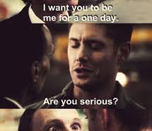 dean winchester, death, funny, jenasen ackles, supernatural ... via Relatably.com