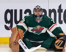 Image of MarcAndré Fleury, Wild's veteran goaltender