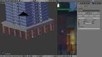 3D Blender architecture: we create the building walls -