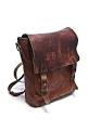 Men s Brown Leather Messenger Bags - m