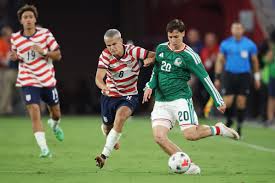 Mexico's Mateo Chavez shown red card for slapping USMNT's Sebastian Berhalter
