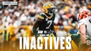 Packers' Quay Walker Active vs. Panthers, Bryce Young Returns