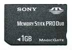 Sony memory stick pro duo magicgate