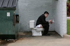 Image result for picture of man in the toilet