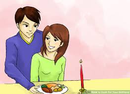 Image result for man cooking girlfriends meal