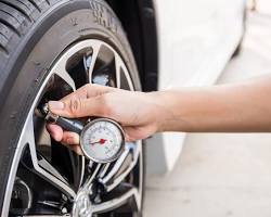 Tire pressure check