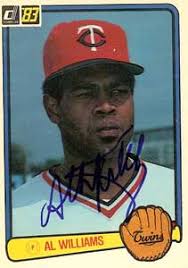 Albert Williams. Al Williams Autograph on a 1983 Donruss (#508) - al_williams_autograph