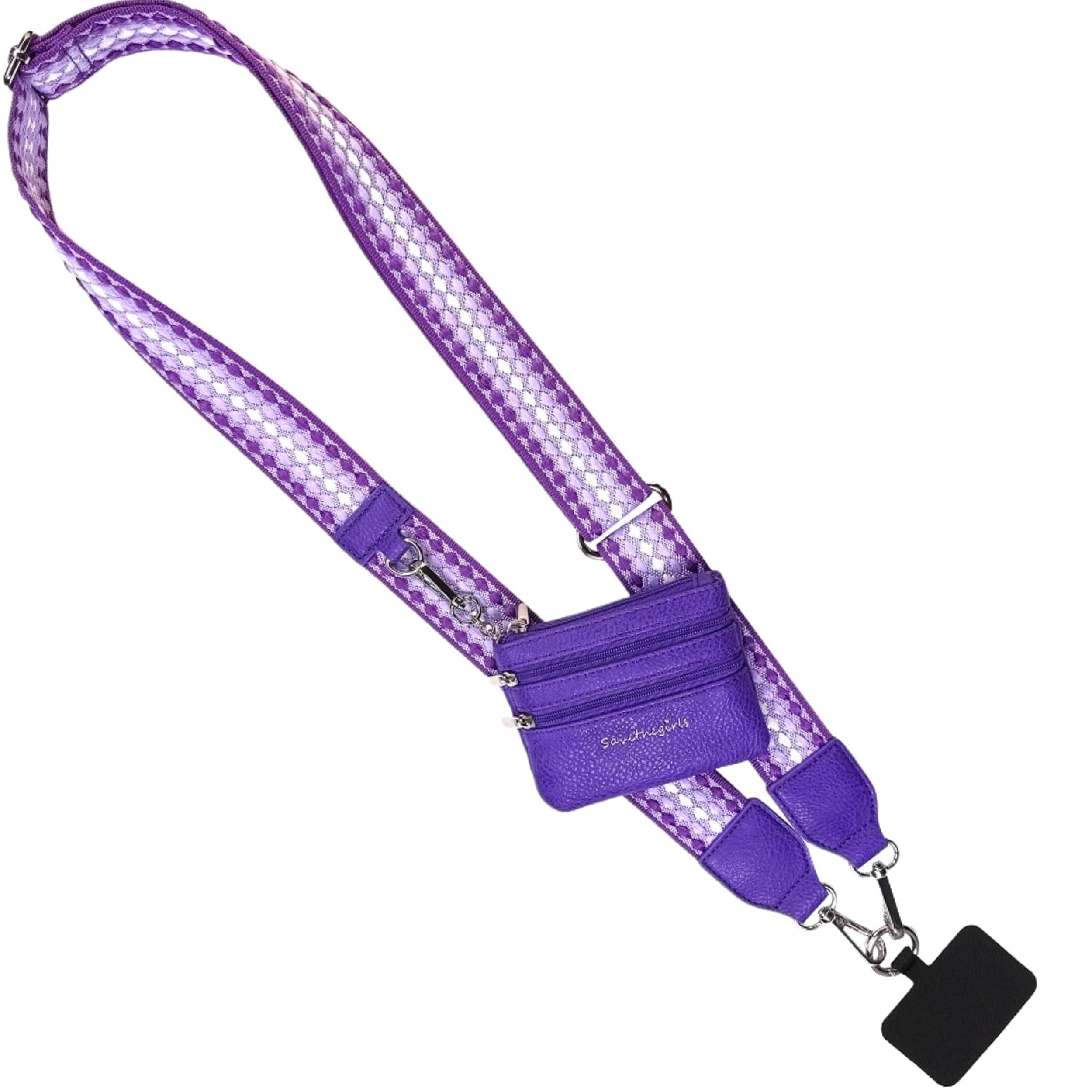 Clip & Go Strap w/Zippered Pouch XOXO