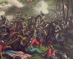 Image of Battle of Bull Run painting