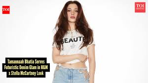 Tamannaah Bhatia just made crystal cut-out denim jeans look red carpet-worthy with a fashionably dangerou