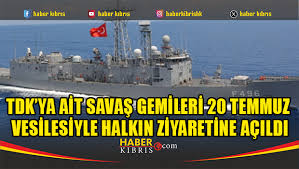 Türk Deniz Kuvvetleri Komutanlığı’na ait savaş gemileri Girne’de halkın ziyaretine açıldı