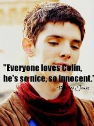 His name... MERLIN on Pinterest | Merlin, Bradley James and Colin ... via Relatably.com