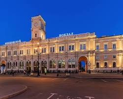 Estação ferroviária Imagem de Moskovsky, São Petersburgo