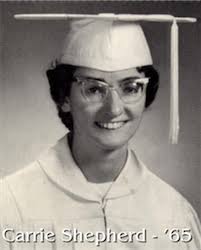 ... Graduation picture of Carrie Shepherd NC yearbook &#39;65 ... - Shepherd_C65