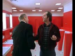 The Shining - Torrance and Delbert Grady in the Restroom - YouTube via Relatably.com