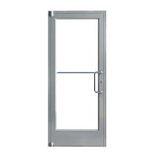 ARK DESIGN 36 in. x 84 in. Right-Hand/Outswing Silver ...