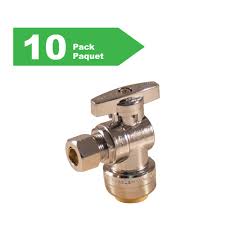 Aqua-Dynamic Supply Stop Quarter Turn Angle Push-Fit 1/2 ...