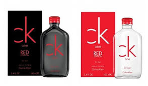 Image result for ck one red edition him and her