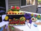 Luau wedding reception