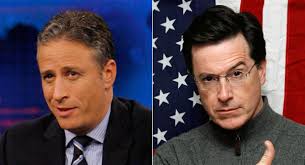 RSS &middot; Email &middot; Print. Jon Stewart (left) and Stephen Colbert are shown in a photo composite. |. &#39;It&#39;s just like everything they do – it&#39;s really for the joke ... - 100921_stewart_colbert_ap_328