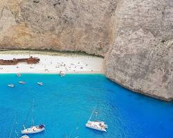 Navagio Beach, Zakynthos, Greece beach