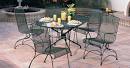 Wrought iron patio table and chairs Dubai