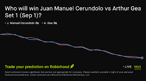 September 1, 2026: Juan Manuel Cerundolo vs Arthur Gea: Set 1 Winner Tennis Prediction Market