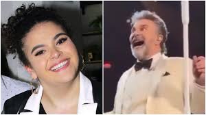 Lucerito Mijares se le aparece de sorpresa a Mijares en pleno concierto, ¡lo dejó con la boca abierta!