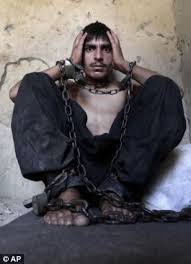Image result for chained men
