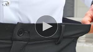 DEMEANOR Stretch Mens Dress Pants Slim Fit Dress Pants for Men Expandable Waist Wrinkle Free Work Dress Pants Golf Pants Black at Amazon Men's Clothing store