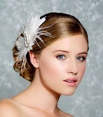 Like this item? Add it to your favorites to revisit it later. Art Deco White and Silver Bridal Fascinator, Headpiece, Bridal Hair Clip, Feather Hair - il_570xN.372907907_a97i