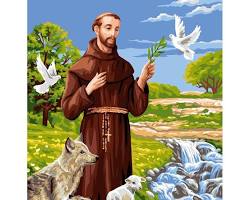 Immagine di San Francesco con gli animali