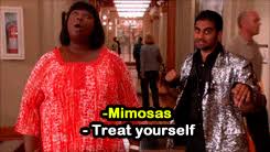 Résultat de recherche d'images pour "treat yo self gif"