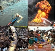 Image result wey dey for bayelsa pipe line explosion images