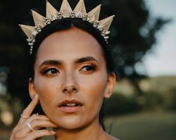 Image of Boho chic uk bridal makeup