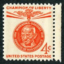 Image result for gandhi on postage stamps