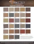 Concrete color chart