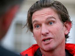 Essendon coach James Hird speaks to the media outside his home in Toorak. Photo: Essendon coach James Hird is taking legal action against the AFL. - 4882694-4x3-940x705