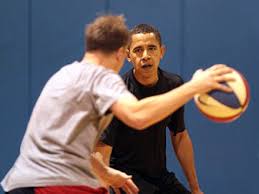 Image result for picture of obama playing basketball