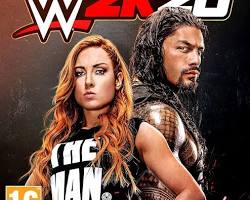 WWE 2K20 PS4 game cover resmi