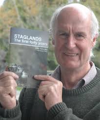 Wildlife wonder: Staglands founder John Simister with his book, Staglands the First Forty Years. - 6764491